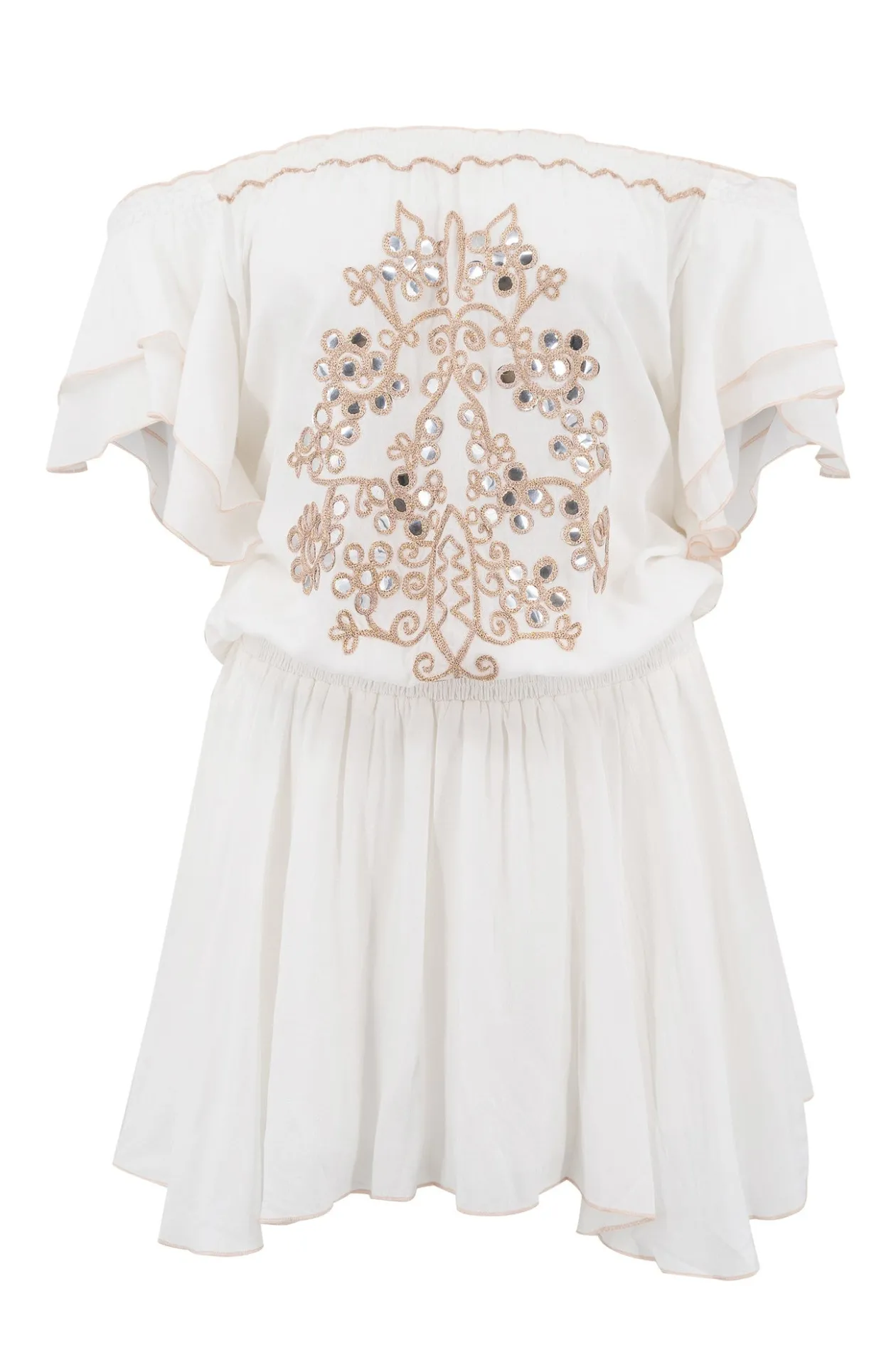 Robe Jairo Miroir Blanc