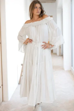 Robe Jamee Boho Ecru