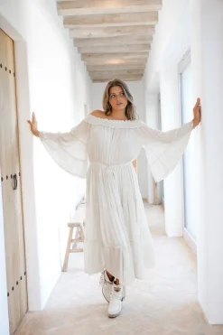 Robe Jamee Boho Ecru