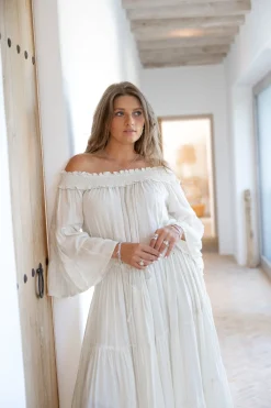 Robe Jamee Boho Ecru