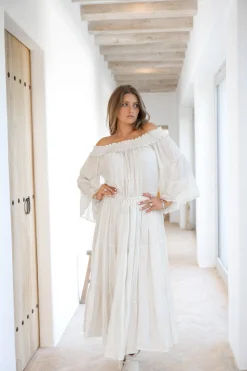 Robe Jamee Boho Ecru
