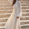 Robe longue Bliss Ecru
