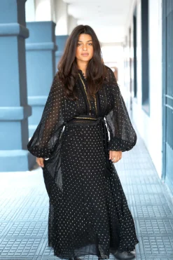 Robe longue Bliss Noir