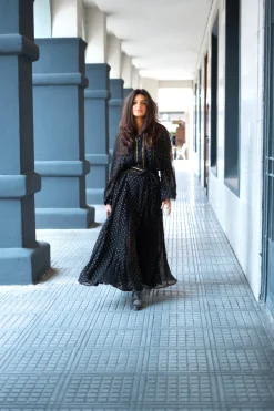 Robe longue Bliss Noir