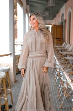Robe longue Bliss Taupe