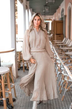 Robe longue Bliss Taupe