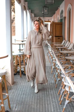 Robe longue Bliss Taupe