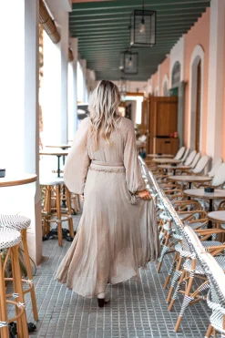 Robe longue Bliss Taupe