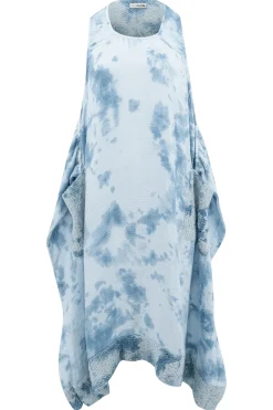 Robe longue Ciri Blue Tie Dye
