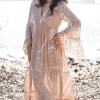 Robe longue Dali Batik Taupe