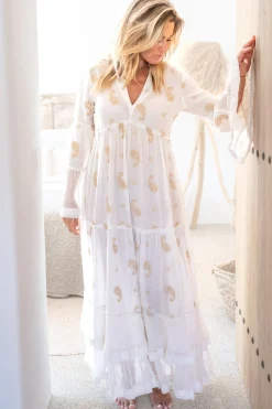 Robe longue Dali Esencia Ivoire