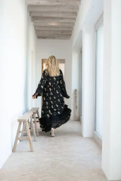 Robe longue Dali Esencia Noir
