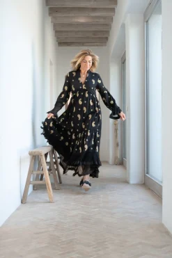 Robe longue Dali Esencia Noir