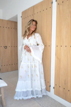 Robe longue Dali Esencia Ivoire