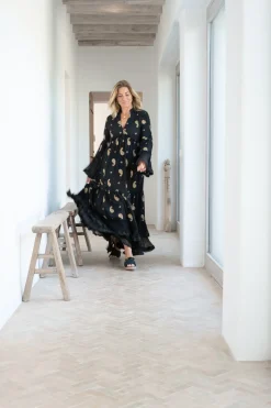 Robe longue Dali Esencia Noir