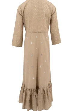 Robe longue Flora Taupe