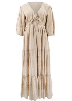 Robe longue Glorio Cuadros Sand