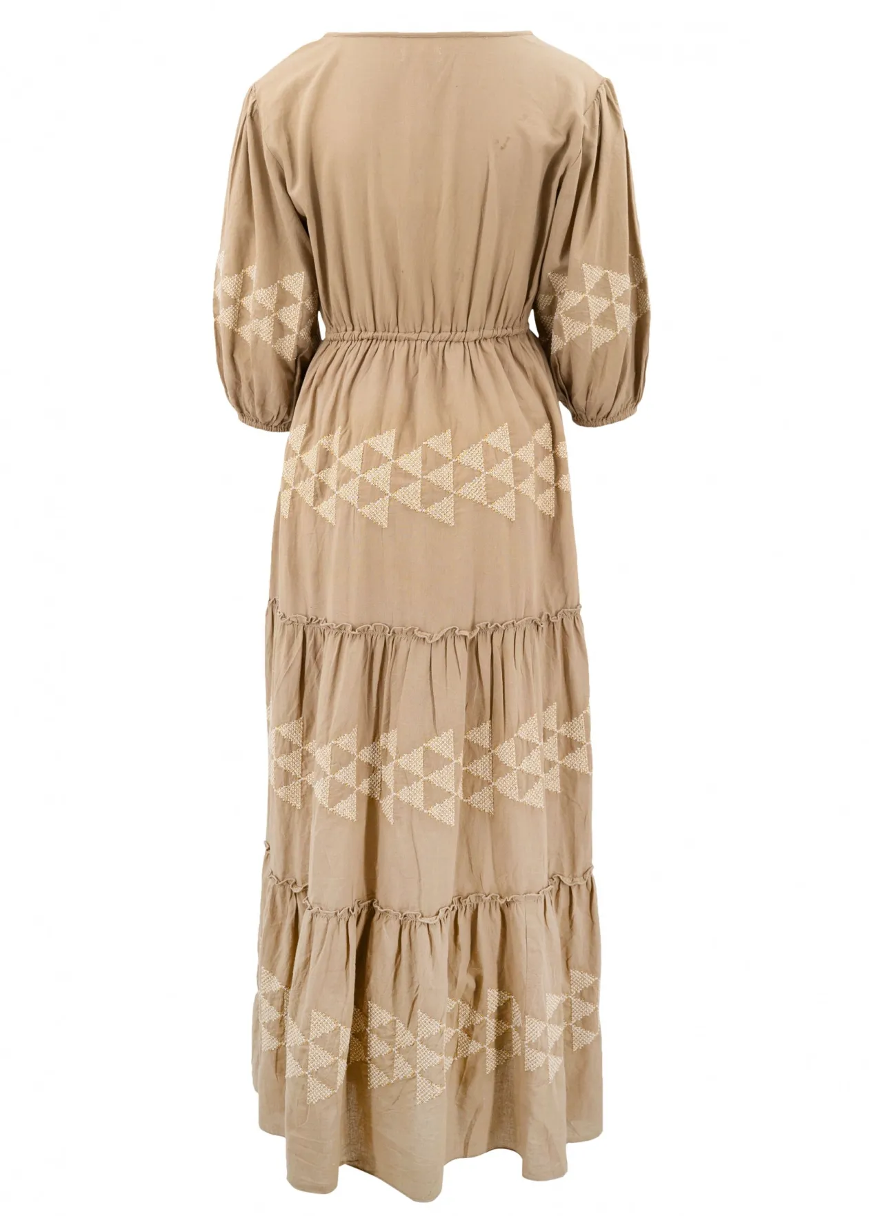 Robe longue Glorio Cuadros Taupe