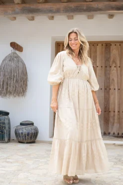 Robe longue Glorio Cuadros Sand