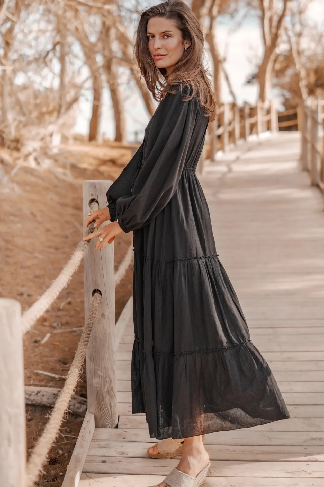 Robe longue Ida Black