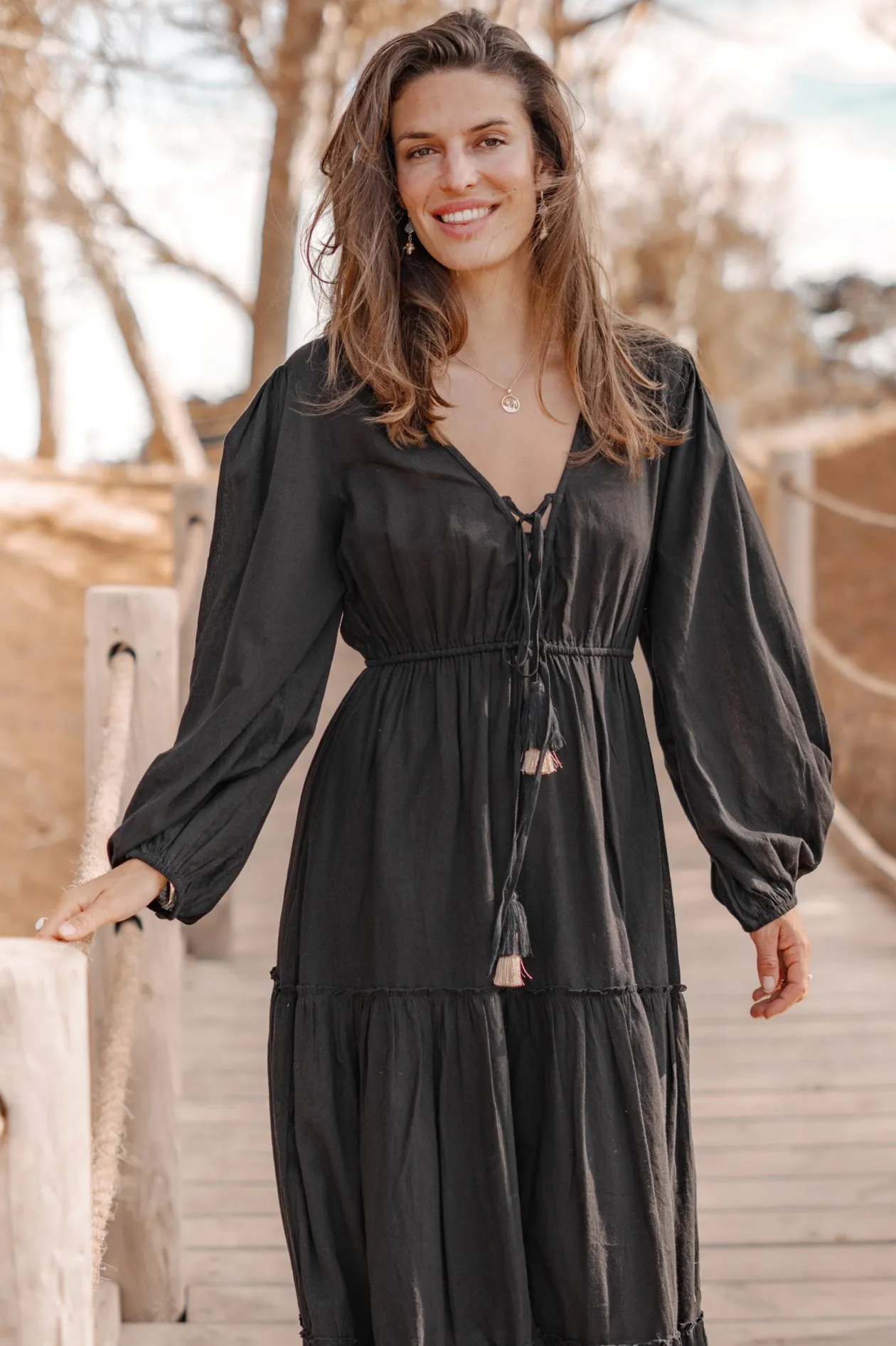 Robe longue Ida Black