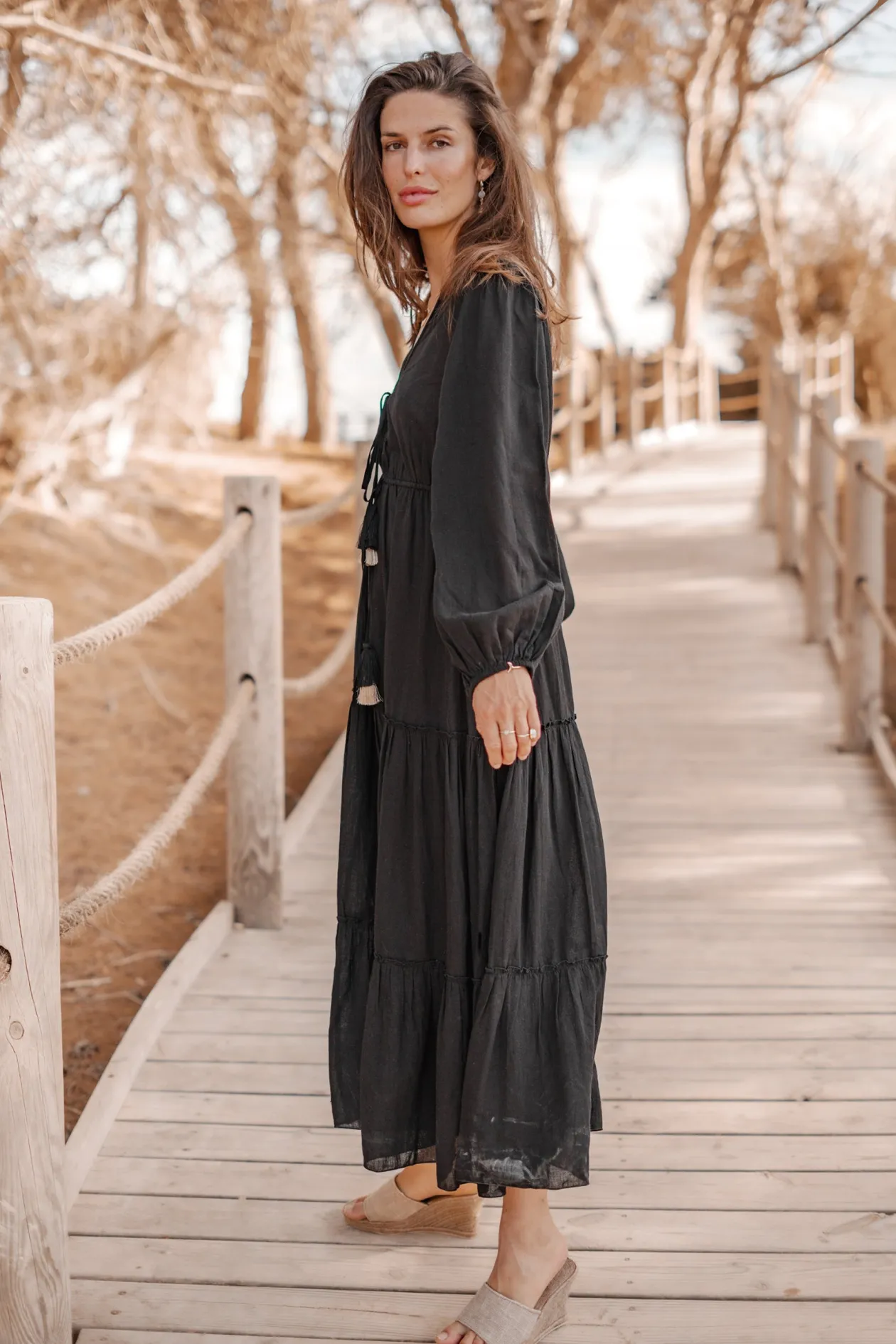 Robe longue Ida Black