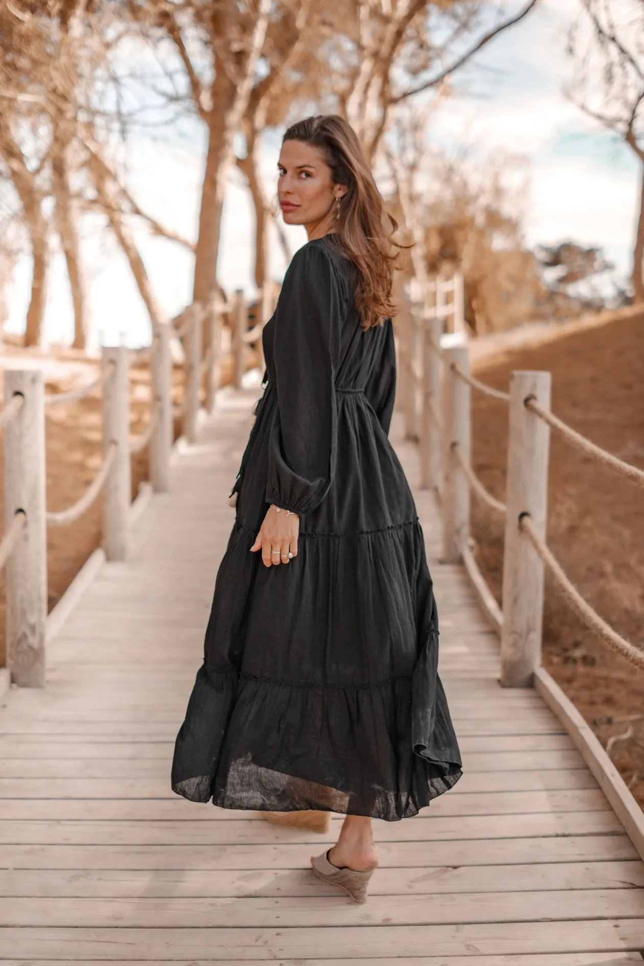 Robe longue Ida Black