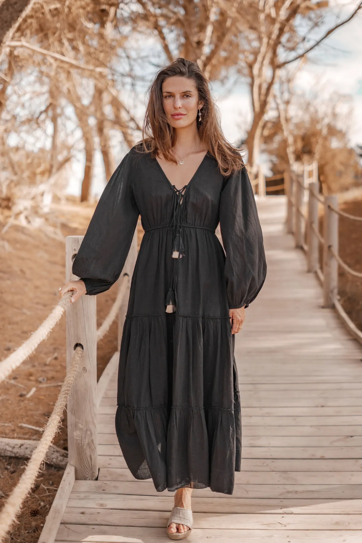 Robe longue Ida Black