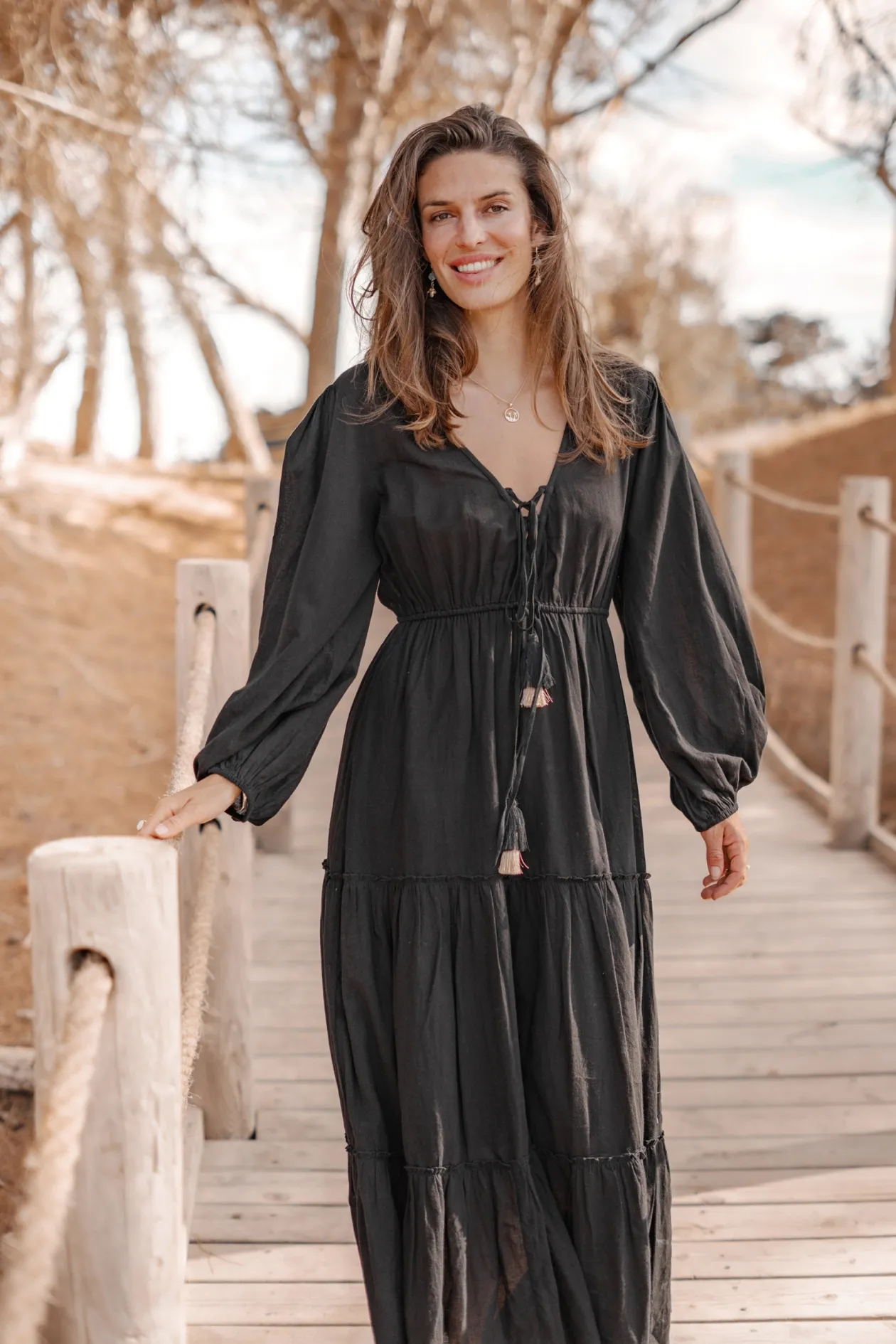 Robe longue Ida Black