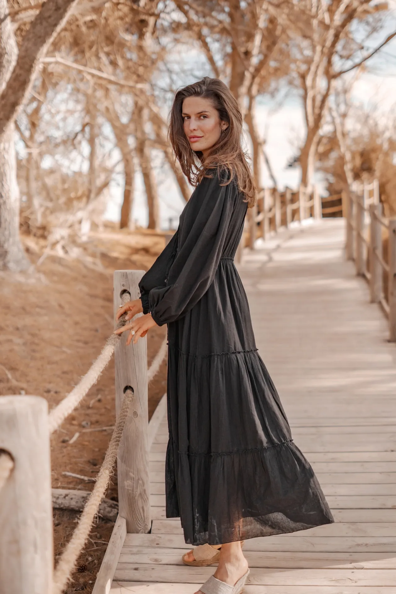 Robe longue Ida Black