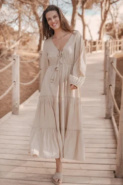 Robe longue Ida Sand