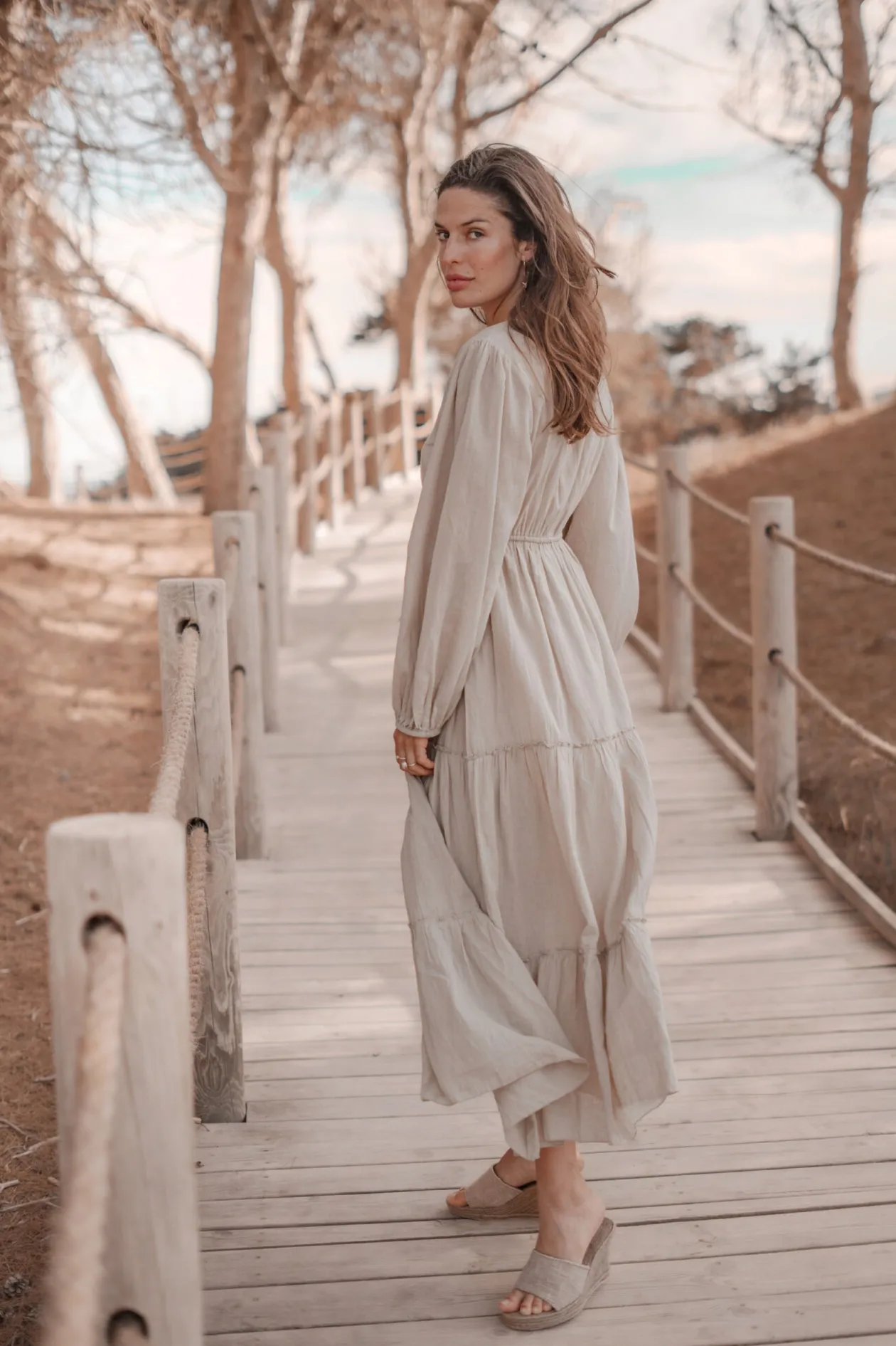 Robe longue Ida Sand