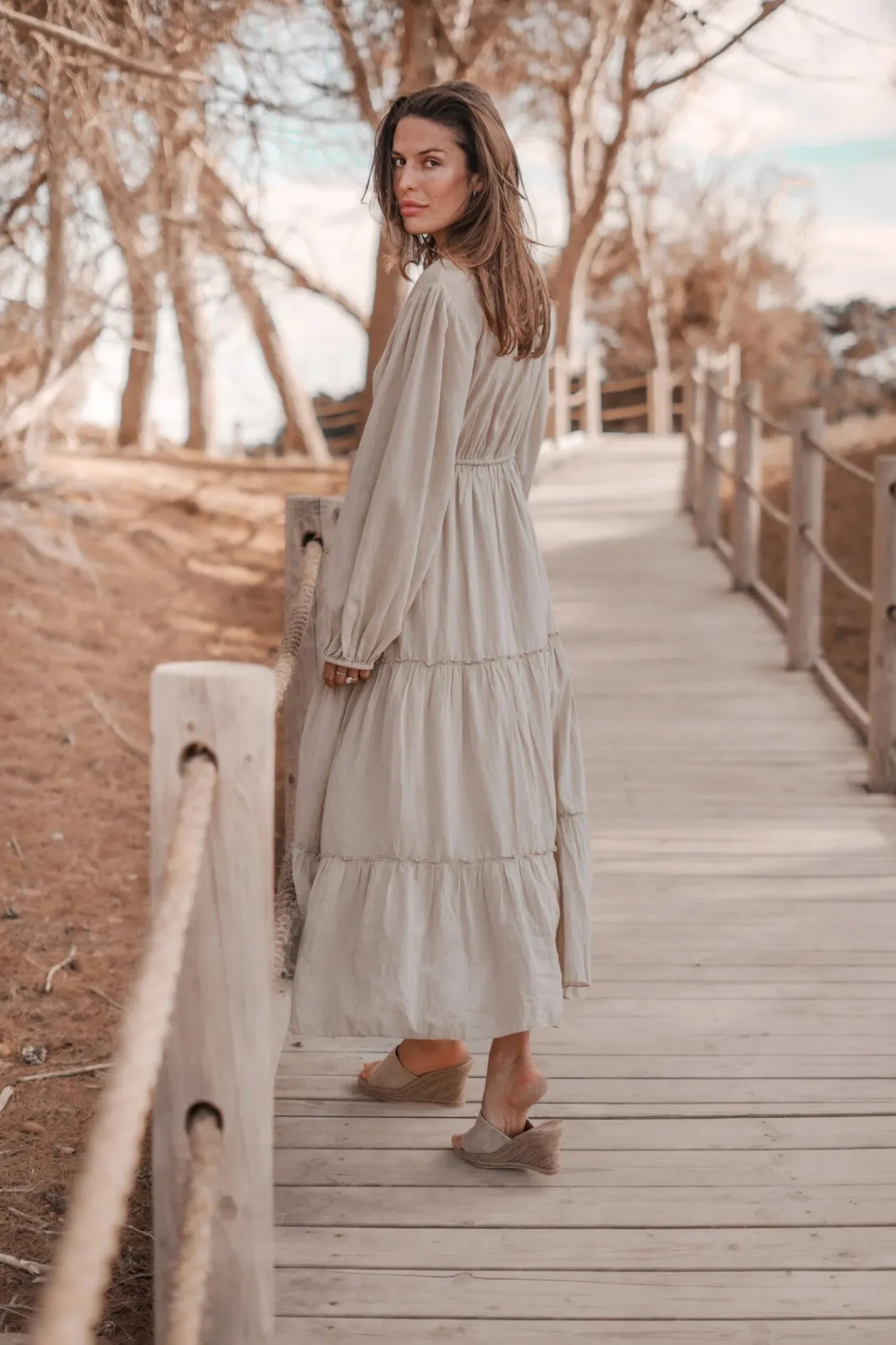 Robe longue Ida Sand