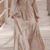 Robe longue Ida Taupe