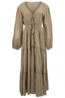 Robe longue Ida Taupe