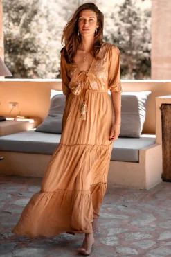 Robe longue Luciana Brick