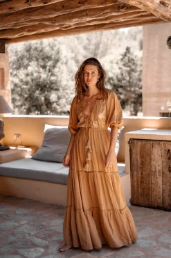 Robe longue Luciana Brick