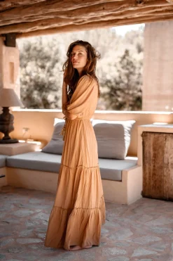 Robe longue Luciana Brick