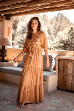 Robe longue Luciana Brick