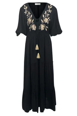 Robe longue Luciana Noir