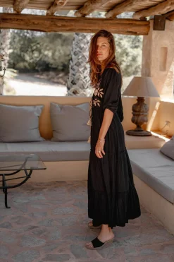 Robe longue Luciana Noir