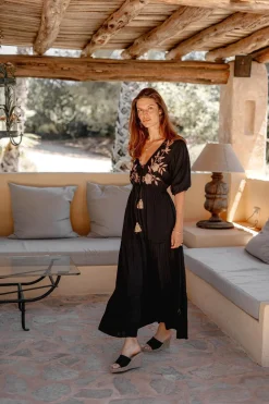 Robe longue Luciana Noir