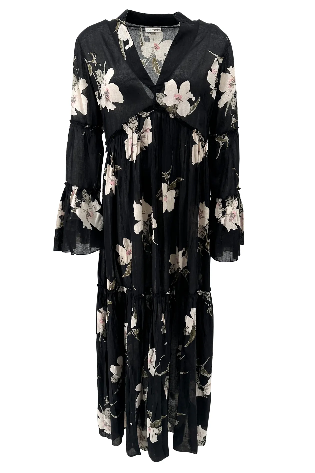 Robe Lucia Bloom Noir