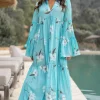 Robe Lucia Bloom Turquoise