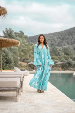 Robe Lucia Bloom Turquoise