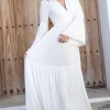 Robe Lucia Flower Ivoire