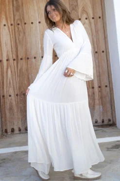 Robe Lucia Flower Ivoire
