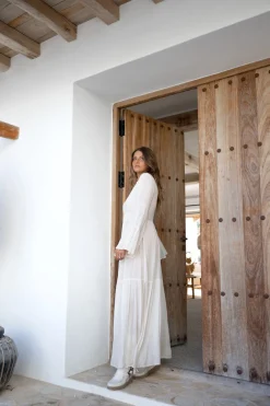 Robe Lucia Flower Ivoire
