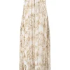 Robe Madia Baroque Blanc Imprimé