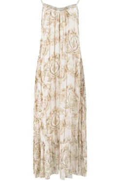 Robe Madia Baroque Blanc Imprimé